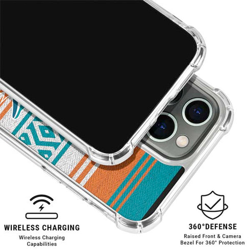 NFL Miami Dolphins Trailblazer iPhone 16 Pro Clear Case